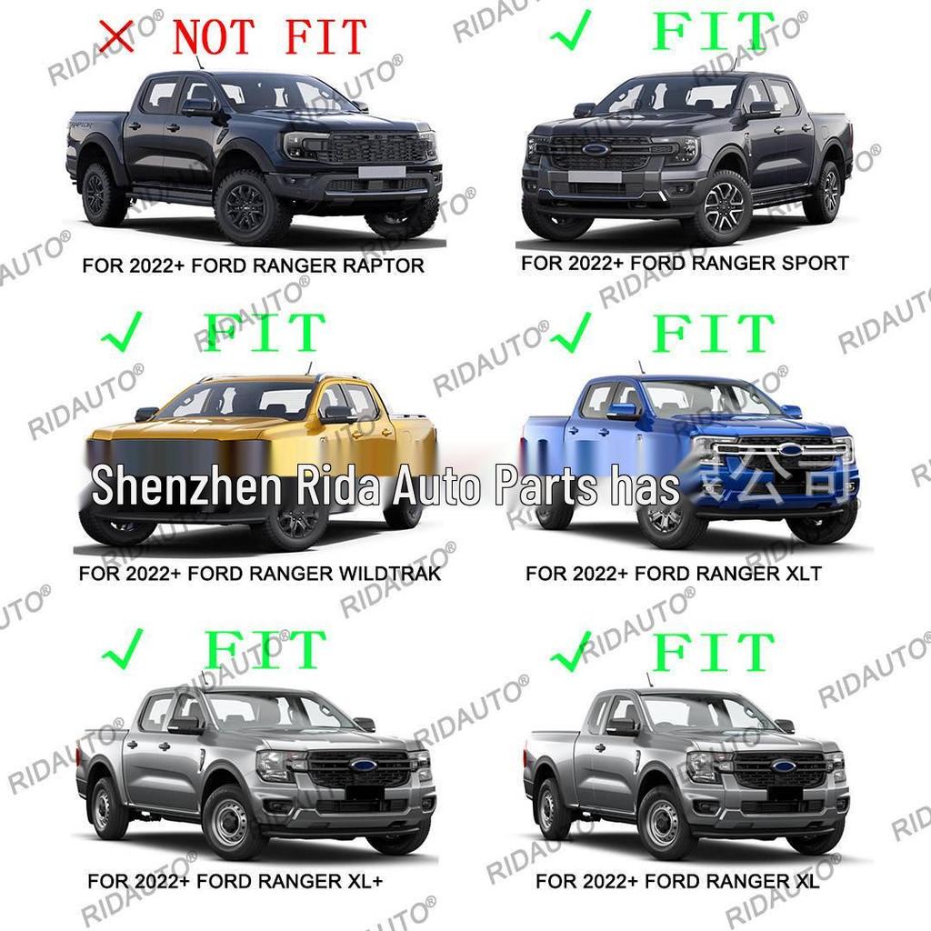 Applicable Ford Ranger T9 2022+ Black Fuel Tank Cap Sticker, Exterior Decoration.