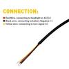 2X 60Cm Amber Turn Signal White Car DRL Daytime Running LED Strip Light Flexible