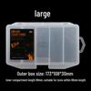 Fishing Tackle Storage Box for Minnow, Hard Bait, and Micro Lure with Single-Sided Design
