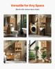 Bamboo Over The Toilet Storage Cabinet with Adjustable Shelf 68.9" H