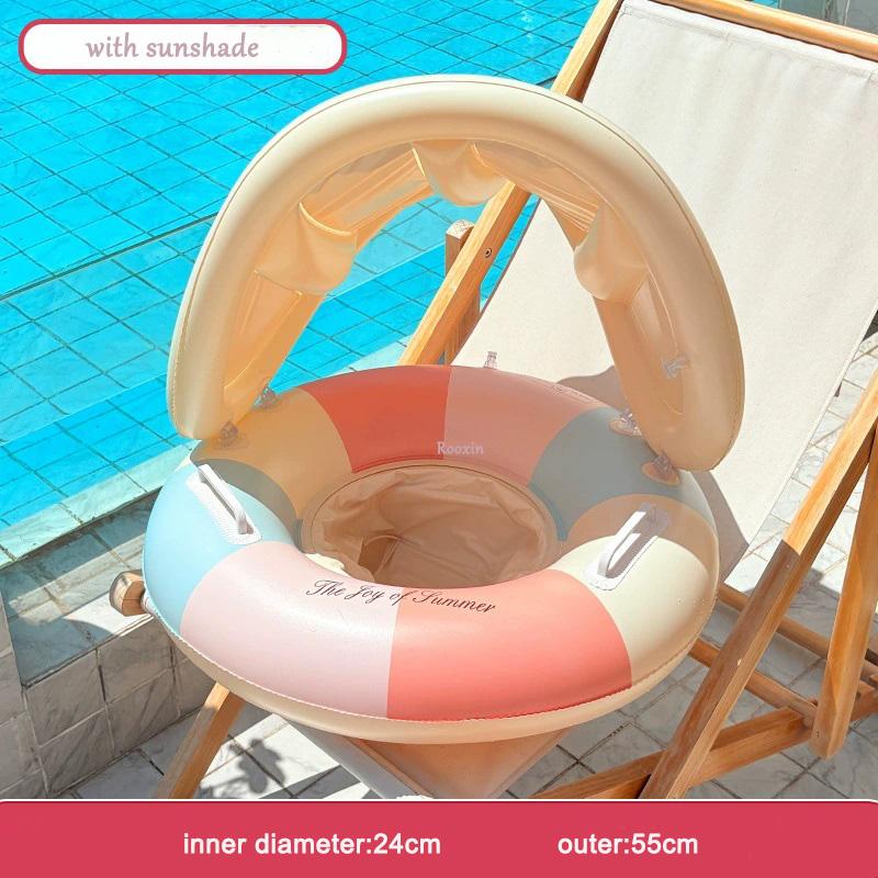 1pc Outdoor Sport Inflatable Swimming Ring PVC Swim Circle Pool Float Seat