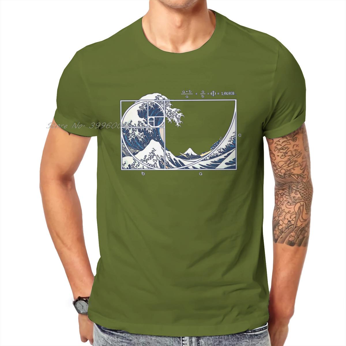 

Math Mathematics Meme The Great Fibonacci Wave Tshirt Vintage Alternative Men s Streetwear Tops Cotton Crewneck T Shirt 4XL