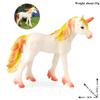 Oenux New Mythical Elf Pegasus Fairy Tale Fly Horse Kids Toy Action Figures Animal Model Cute Girl Birthday Gift Cake Toppers