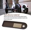 Electric Scooter Dashboard Cover Silicone Waterproof Electric Scooter Control Display Panel Protective Case for Xiaomi 4 Pro Black