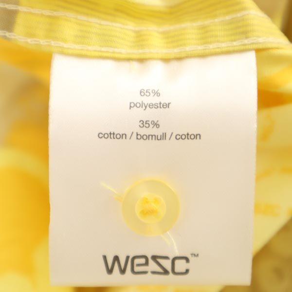 Unused WESC Overall Handle Short Sleeve Aloha Shirt M Yellowish Men's Used