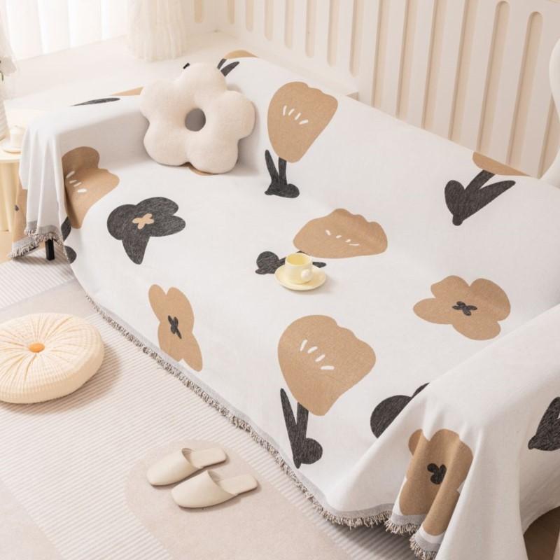 Tulip Sofa Cover Mat Throw Blanket Living Room Sofa Couple Position Modern Throw Camping Picnic Blanket Funda Sofas Ajustables