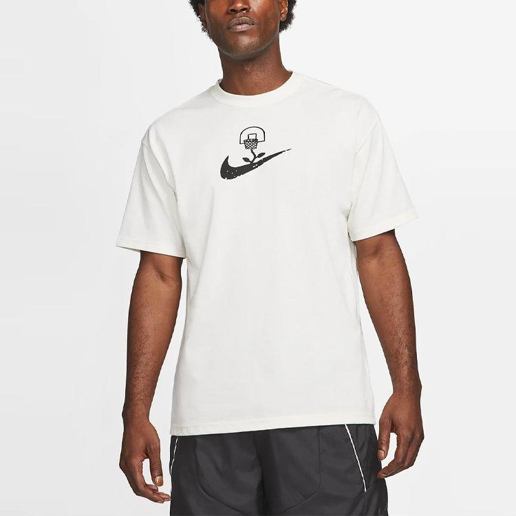Nike SS21 T Shirt Asia Version Men's Ecru DC1284-910