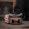 Ceramic Tea Warmer Candle Heating Stove with Pot Holder Aromatherapy Diffuser for Tea Warming Scent Release Home Office Meditation Decor