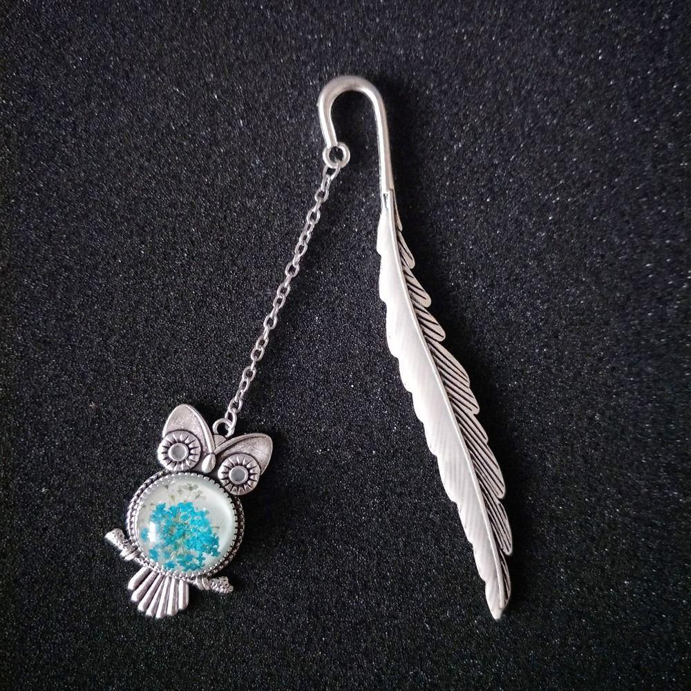 Stationery Pendant Dragonflies School Bookmark Luminous Bookmark Feather Bookmarks Metal Bookmark