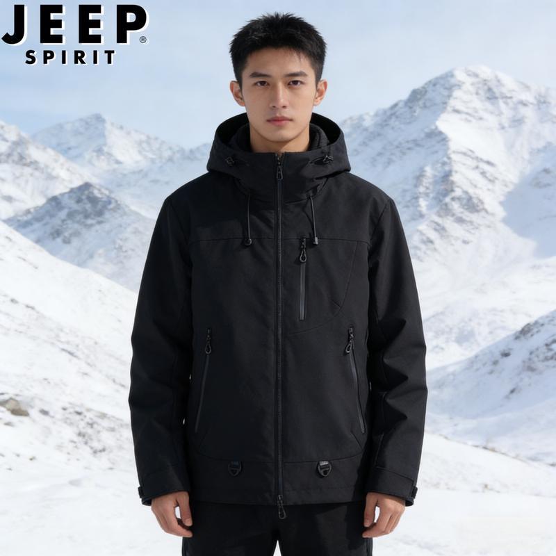 JEEP SPIRIT 3-in-1 Detachable Hooded Outdoor Jacket