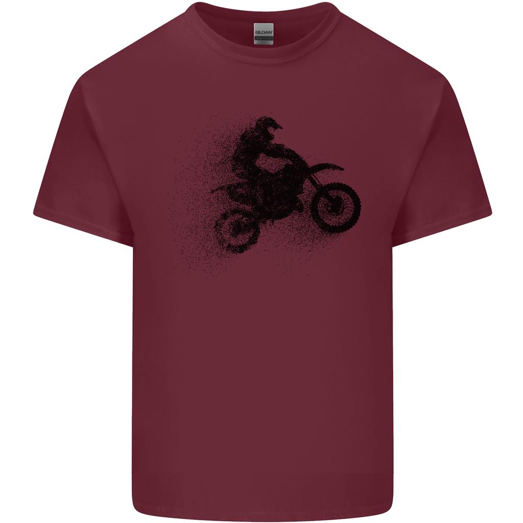 Abstract Motocross Rider Dirt Bike Unisexs Light Cotton TShirt