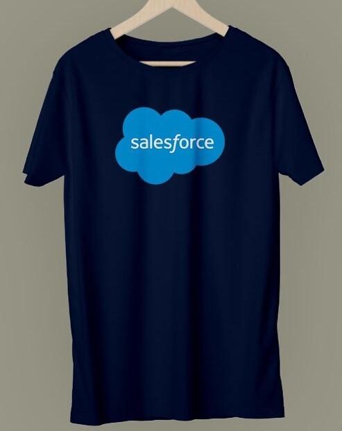 Salesforce CRM software t-shirt S
