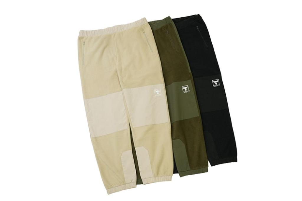 JACKALL Double Face Fleece Pants, Size S, Ecru