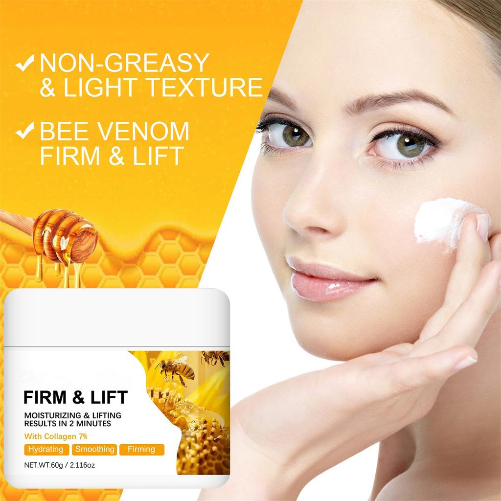 Bienenserum Feuchtigkeitsspendende Straffende Creme 60g VE Multi-Nährstoffserum Hebt Und Strafft Die Haut