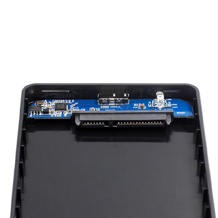 2.5in HDD Case Box Support USB3.0 Sata -Serial Hard Disk Enclosure for 7mm 9.5mm