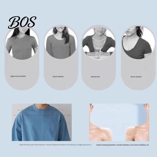 Silicone Shoulder Shapers 1 Pair Pads, Extra Thick Correctors, Invisible Sloped Corrector Pad Enhancers, Anti-Slip Hidden Lift Pads for Men