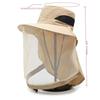Men'S Mosquito-Repellent Fishing Hat with Face Cover Breathable Mesh Mask for Night Fishing