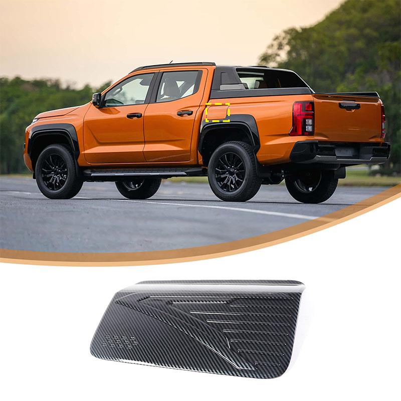 ABS Carbon Fibre For Mitsubishi Triton L200  2024 Interior Accessories Window Switch Steering wheel Gear Shift Panel cover
