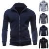 Herre Vinter Afslapning Sport Cardigan Lynlås Sweatshirts Toppe Jakke Frakke