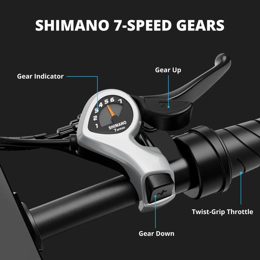 E20 Commuter E Bike 1000W15Ah Battery 50km Range Electric Bicycle Foldable and Lightweight Suitable Urban Travel Electric Bike