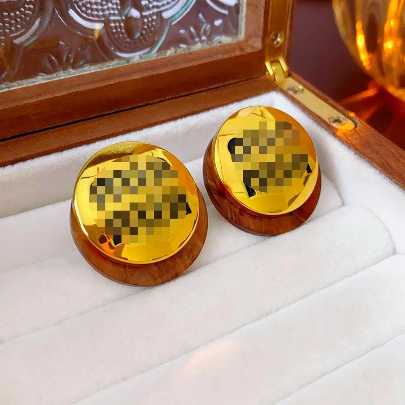 Silver Needle Multi-layer Letter Twill Zircon Pearl Earrings Medieval Vintage Light Luxury Stud Earrings Versatile Earrings