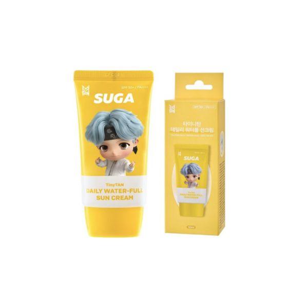 Monami TinyTAN BTS Daily Waterful Sun Cream SUGA SPF50+ PA++++ Hydrating UV Protection Sunscreen 50ml SUGA