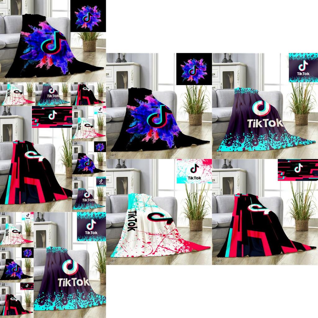 Tik Tok Flannel Blanket Featuring Super Soft Comfort For Cozy Winter Nights For Kids