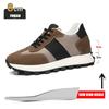 Genuine Leather Men Sneakers Elevator Shoes Hidden Height Increasing Shoes Men 8 6CM Sports Casual Flat Oxfords Man Heightening