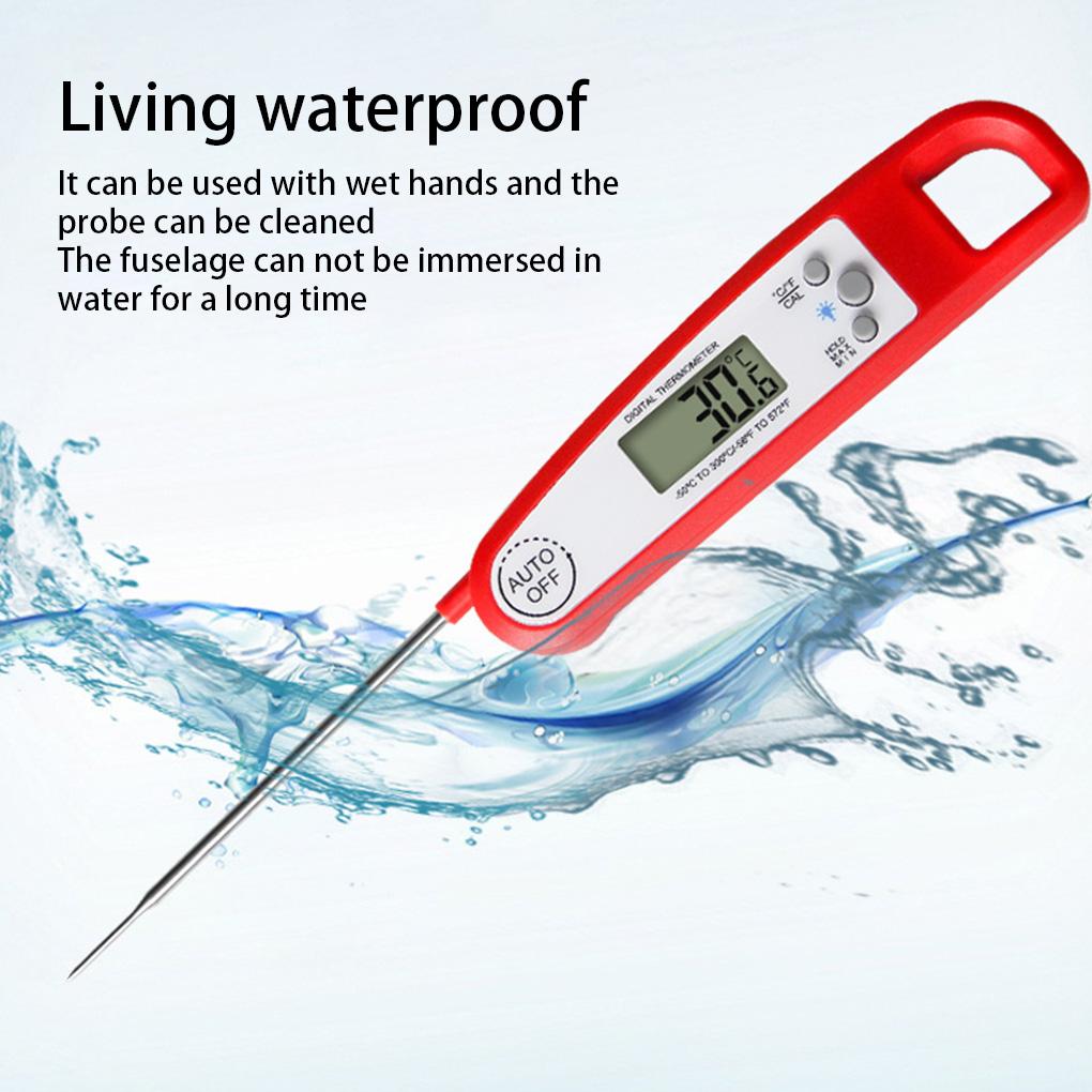 Stainless Steel Cooking Thermometer Coffee Meat Digital Food Temperature Gauge Oil Frying Gadget Bakery Kitchen Accessories