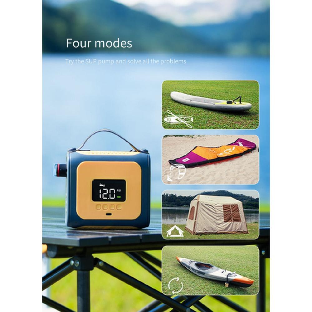 Portable Mini High Pressure Inflation Pump for SUP Paddle Board, Kayak, Surfboard, Assault Boat