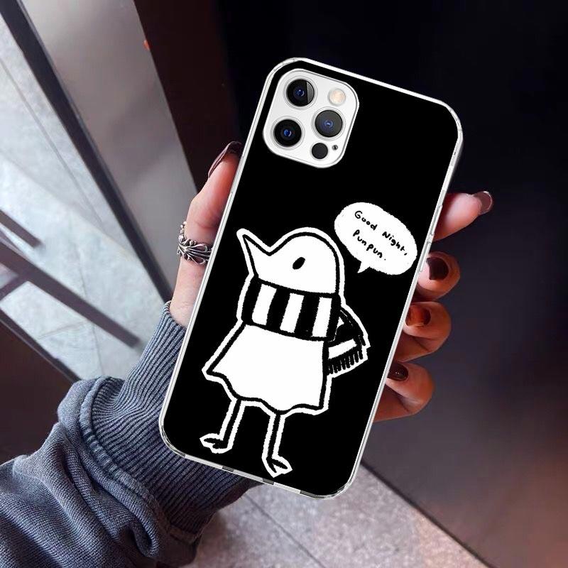 Oyasumi Punpun Phone Case For iPhone 17 Air 11 13 Mini 14 15 Plus 16 12 Pro Max 16E SE 7 8 Pattern Soft TPU Back Cover 17 Air 1