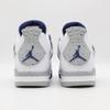 DH6927-140 Nike Air Jordan 4 Midnight Navy Grigio Fumo Chiaro Rosso Fuoco (Uomini)