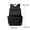 Men's Fashionable Large Capacity Simple Casual Business Backpack, Durable Oxford Neutral Style Lightweight Travel Backpack