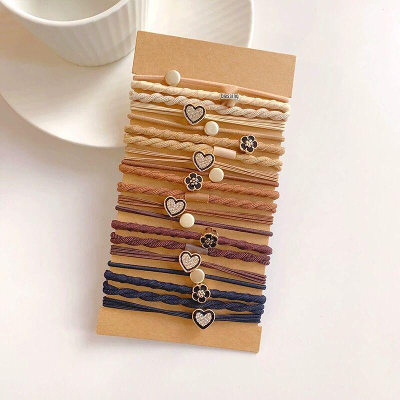 Elegant Elastic Headband & Ponytail Hair Tie Bracelet Set