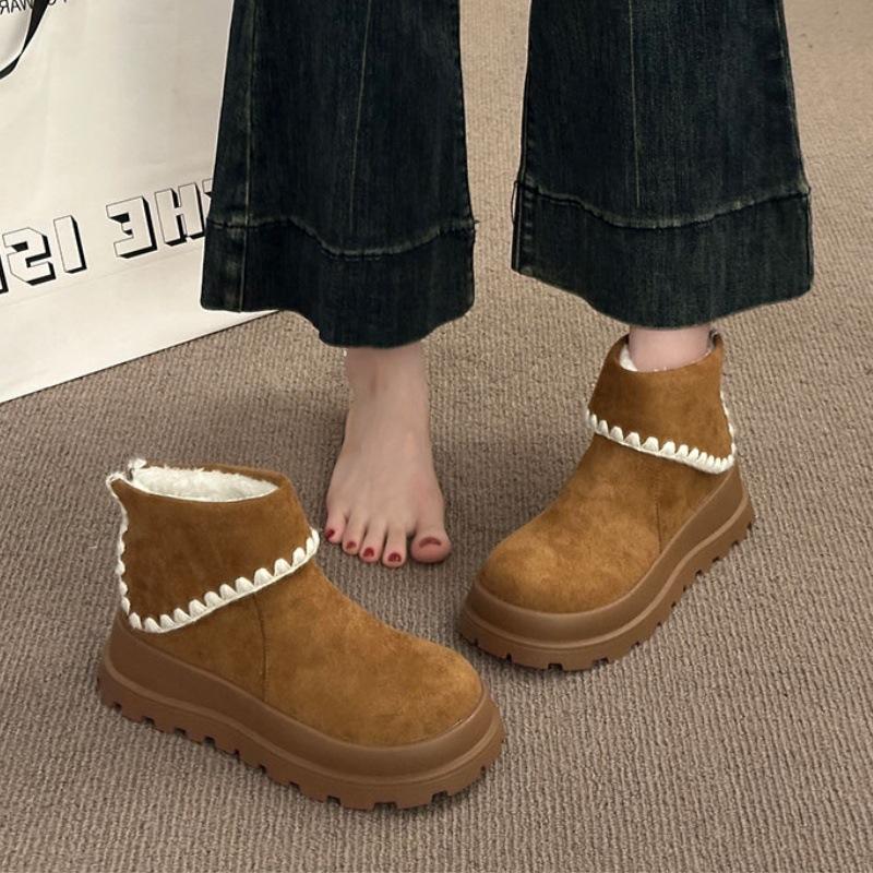 Retro brown platform Martin boots women s autumn and winter new skirt with thin and heightened snow boots 40 малиновый