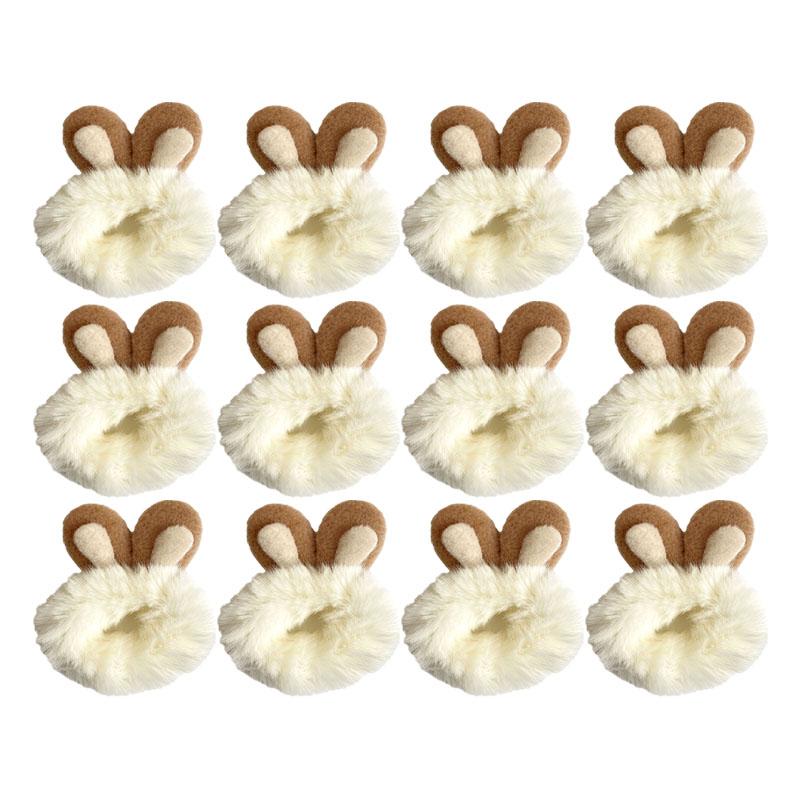 Autumn Winter Plush Cat Ear Hair Ring Female Cute High Elasticity Children Hair Rope Simple Hair Accessories