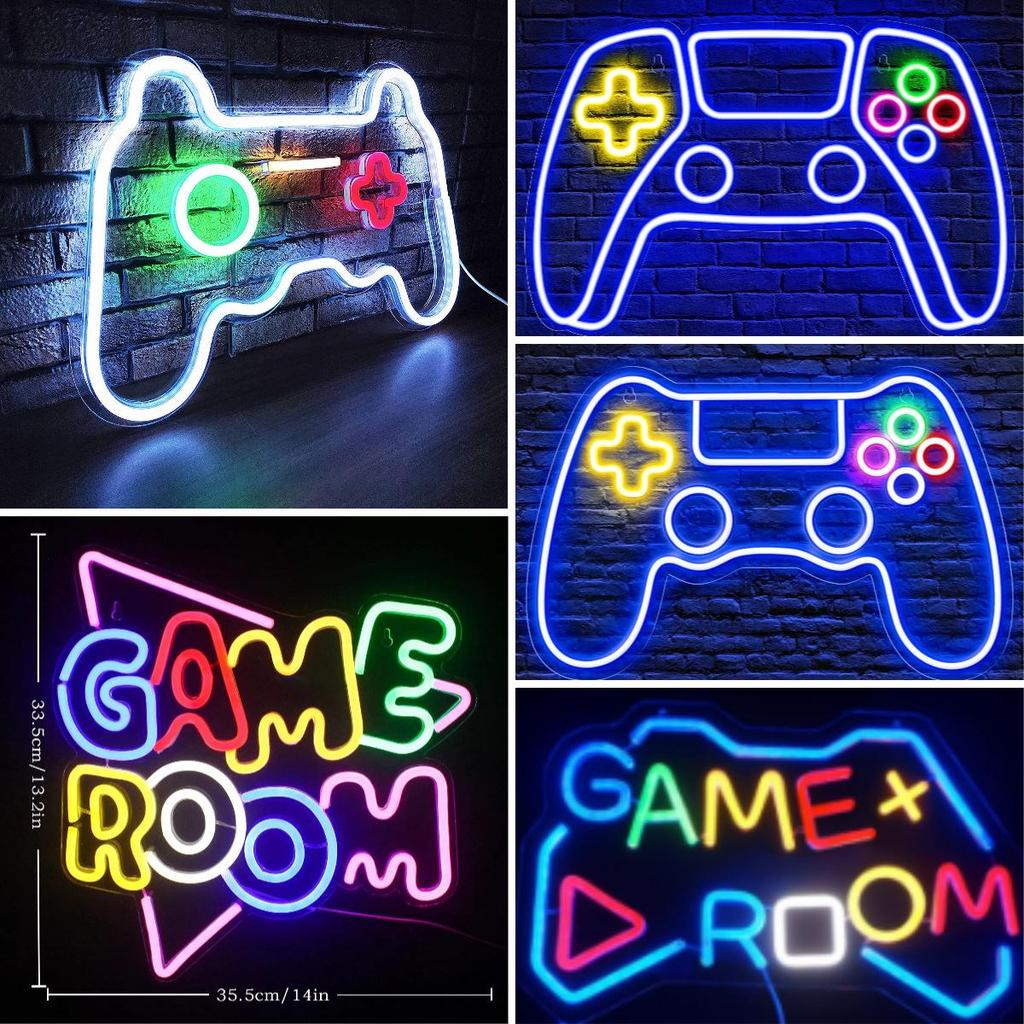 LED Neon Game Controller Ambient Light for Room Decoration