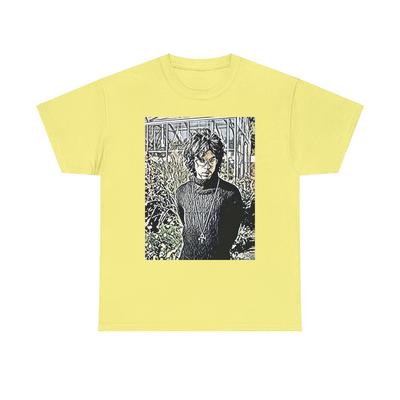 Prince Art Grafikdruck Kurzarm Rundhals Unisex Schweres Baumwoll T-Shirt
