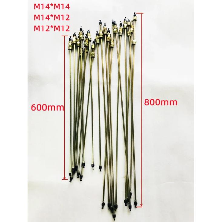 High Pressure Diesel Pipe Oil Tube 6x2mm 45cm 60cm 80cm 100cm for Fuel Injection Pump Test Bench Spare Part