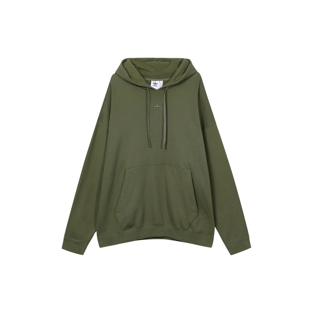 adidas Originals Sweatshirts Men's Green Hooded Moderate Regular HL4109
