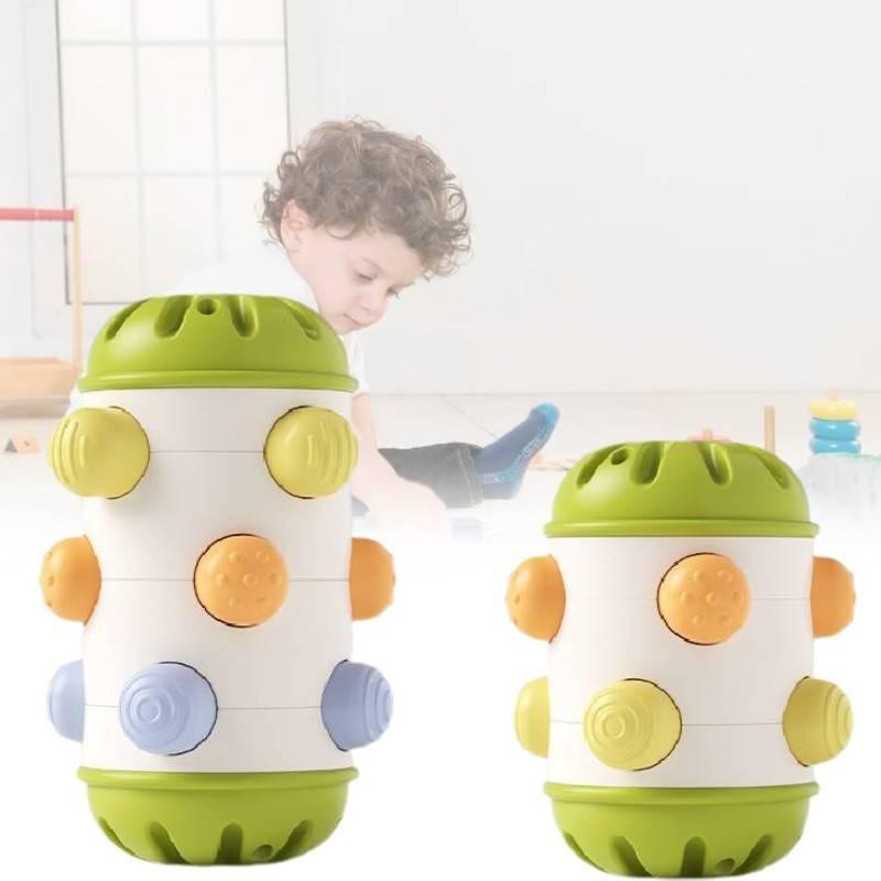 Engaging Early Development Baby Toy Fun Push Rolling Drum Educational Rattle