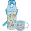 Skater vannflaske 480 ml antibakteriell plast for barn Barnevennlig lett Pokemon Joyful laget i Japan PSB5SANAG-A