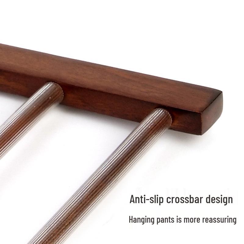 Solid Wood Multi-Layer Hanger for Pants, Towels, Scarves, and Ties
