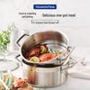 TRAMONTINA 304 Edelstahl Dampftopf Set