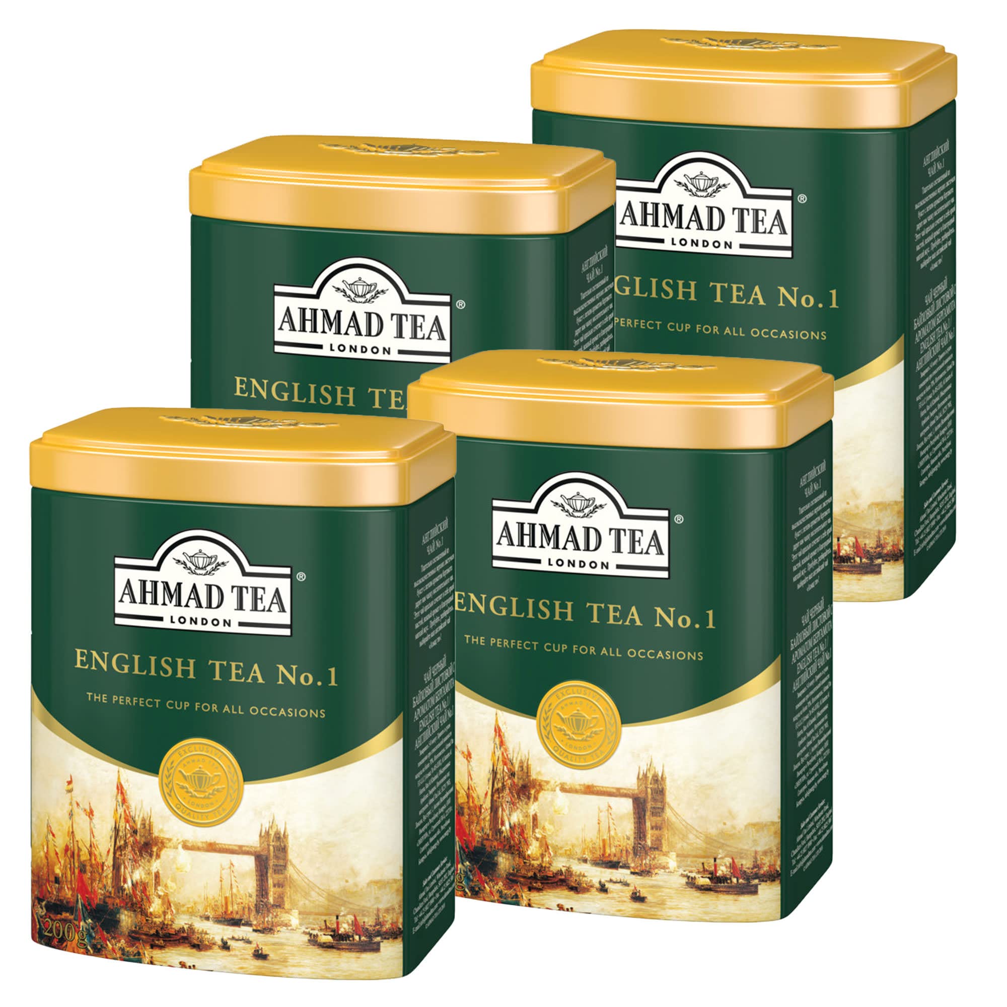 

AHMAD TEA English Tea банка 200 г x 4 банки № 1 [британский бренд]