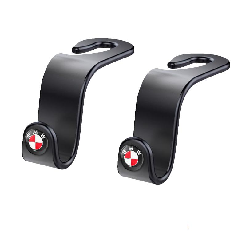 Car Headrest Hooks Hanger Bags Seat Back Organizer Holder Clips Auto Fastener Hooks For BMW Series i3 i4 G07 G06 G05 G02 G01 F48
