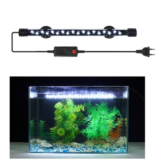 Akvarijní světlo LED 3 režimy Kompaktní podvodní lampa Akvarijní osvětlení pro domácí použití