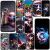 Cover for Samsung Galaxy S25 S24 S23 Fe Ultra Plus S7 Edge A05 A06 A16 A15 A35 Phone Case Captain America Marvel Shield