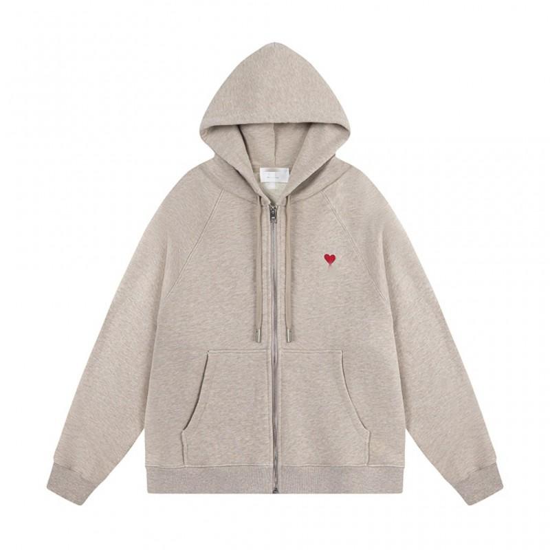 Cotton Couple Matching Set Oversized Hoodie With Heart Print Loose Fit Jogger Pants Men Women