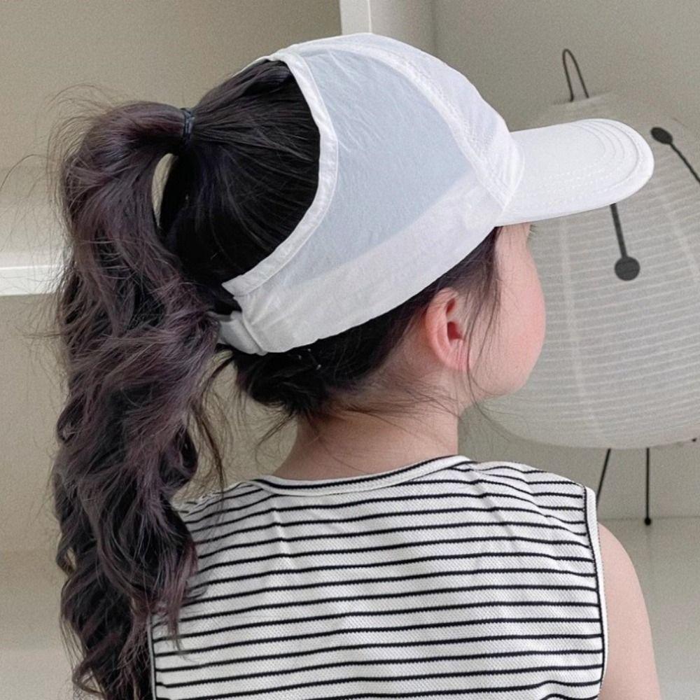 Bow Half Empty Top Hat Shading Hat Children's Visor Hat Lovely Summer Kid Sunhat  Baby